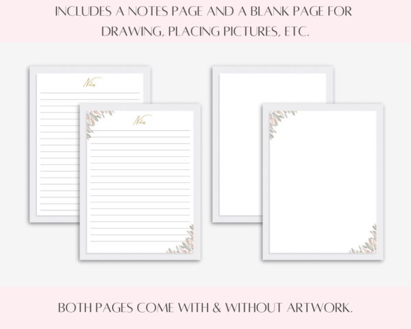 Simple Undated Digital And Printable Planner - Image 4